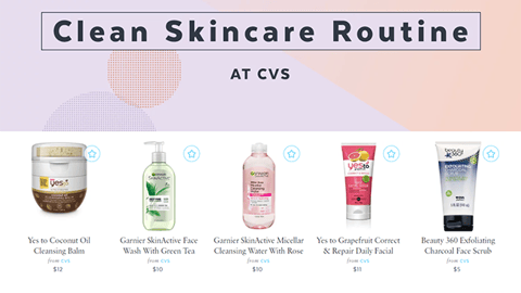 Popsugar 'Clean Skincare Routine' Editorial